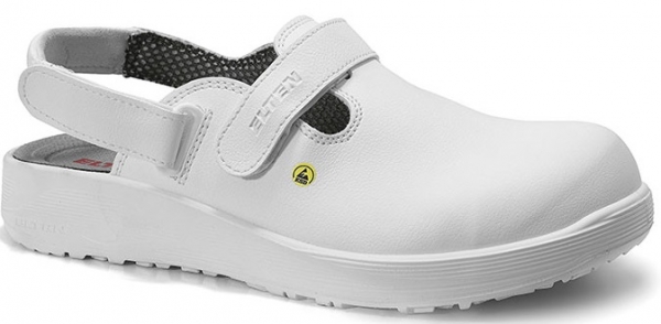 ELTEN-Withe-Line, SB-Arbeits-Berufs-Sicherheits-Clogs, Michel WHITE, ESD, wei