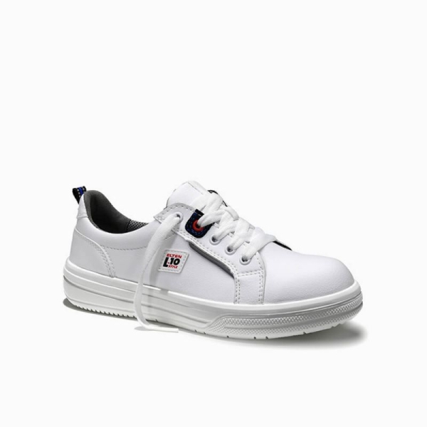 ELTEN-White-Line, S3-Sicherheits-Arbeits-Berufs-Schuhe, Halbschuhe, GHOST LADY LOW, ESD, weiß
