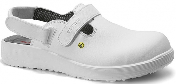 ELTEN-Withe-Line, OB-Arbeits-Berufs-Clogs, MICHEL, ESD, wei