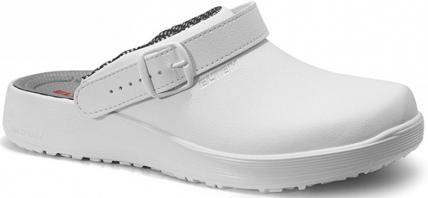 ELTEN-Withe-Line, OB-Arbeits-Berufs-Clogs, LEVY, ESD, wei
