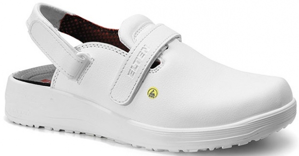 ELTEN-Withe-Line, OB-Arbeits-Berufs-Clogs, MIA, ESD, wei