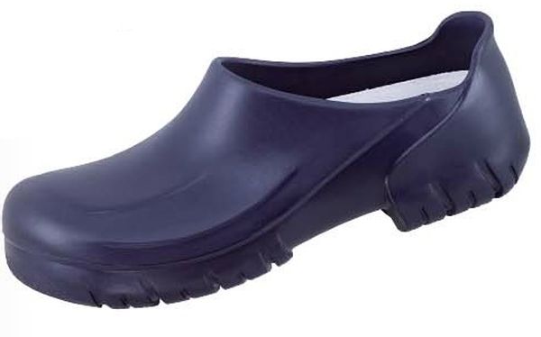 BIRKENSTOCK-Footwear, PU-OB-Sicherheits-Clogs, Arbeits-Berufs-Clogs, Alpro A 640, mit Kappe, (20252), blau