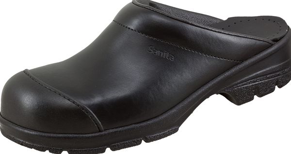 SANITA-Footwear, PU-SB-Clogs, Arbeitsclogs, Berufsclogs, mit Kappe, (1503010-2), schwarz