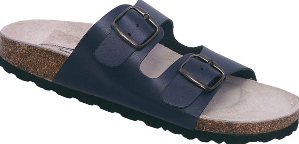 BIOPED-Footwear, , Pantoletten, Arbeits-Berufs-Pantoketten, Pekoflor, blau