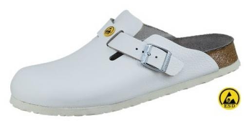 BIRKENSTOCK-Withe-Line, Arbeits-Berufs-Clogs, Bosten ESD, Herren, wei