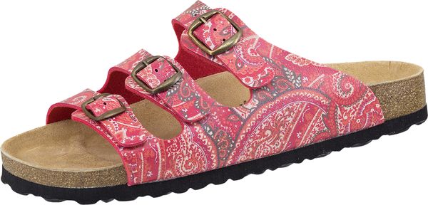 LICO-Footwear, Bioline-Arbeits-Berufs-Pantoletten, rot/orange