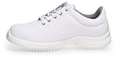 ABEBA-White-Line, UNI6-S3-Damen-und Herren-Sicherheits-Arbeits-Berufs-Schuhe, Halbschuhe, wei