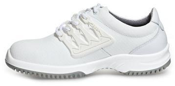 ABEBA-White-Line, S1-Uni6-Damen- u. Herren-Sicherheits-Arbeits-Berufs-Schuhe, Halbschuhe, wei