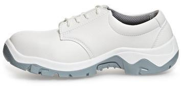 ABEBA-White-Line, S2-Damen- u. Herren-Sicherheits-Arbeits-Berufs-Schuhe, Halbschuhe, wei