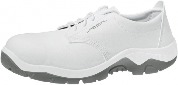 ABEBA-White-Line, S2-Damen- u. Herren-Sicherheits-Arbeits-Berufs-Schuhe, Halbschuhe, wei
