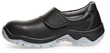 ABEBA-Footwear, S2-Damen- u. Herren-Sicherheits-Arbeits-Berufs-Slipper, schwarz