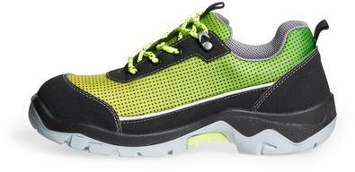 ABEBA-Footwear, S3-Damen- u. Herren-Sicherheits-Arbeits-Berufs-Schuhe, Halbschuhe, ESD, gelb/grn