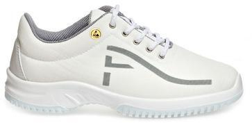ABEBA-Withe-Line, UNI6-O2-Damen-und Herren-Arbeits-Berufs-Schuhe, Schnrschuhe, ESD, wei
