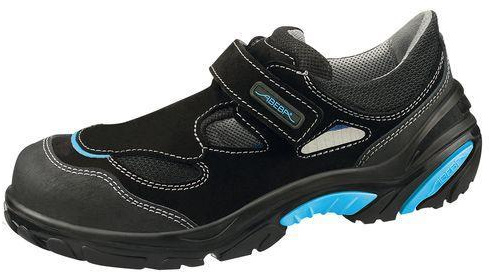 ABEBA-Footwear, S1-Damen- u. Herren-Arbeits-Berufs-Sicherheits-Sandalen, schwarz/blau