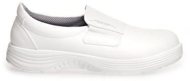 ABEBA-White-Line, X-LIGHT-S2-Damen- u. Herren-Sicherheits-Arbeits-Berufs-Slipper, Halbschuhe, wei