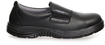 ABEBA-Footwear, X-LIGHT-S2-Damen- u. Herren-Sicherheits-Arbeits-Berufs-Slipper, Halbschuhe, schwarz