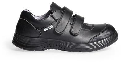 ABEBA-Footwear, X-LIGHT-S2-Damen- u. Herren-Sicherheits-Arbeits-Berufs-Schuhe, Klettschuhe, schwarz