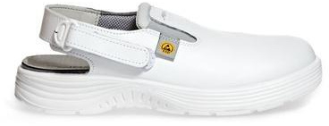 ABEBA-Withe-Line, X-LIGHT-SB-Damen-und Herren-Arbeits-Berufs-Clogs, ESD, weiß