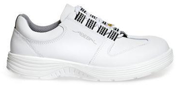 ABEBA-White-Line, X-LIGHT-S2-Damen- u. Herren-Sicherheits-Arbeits-Berufs-Schuhe, ESD, wei