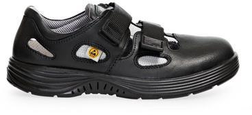ABEBA-Footwear, X-LIGHT-S1-Damen- u. Herren-Sicherheits-Arbeits-Berufs-Sandalen, ESD, schwarz