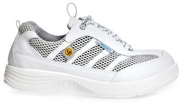 ABEBA-White-Line, X-LIGHT-S1-SRC-Damen- u. Herren-Sicherheits-Arbeits-Berufs-Schuhe, ESD, wei