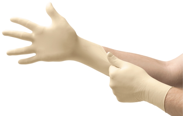 ANSELL-Hand-Schutz, Einweg-Latex-Einmal-Handschuhe, TOUCHNTUFF, ungepudert, 69-318, natur