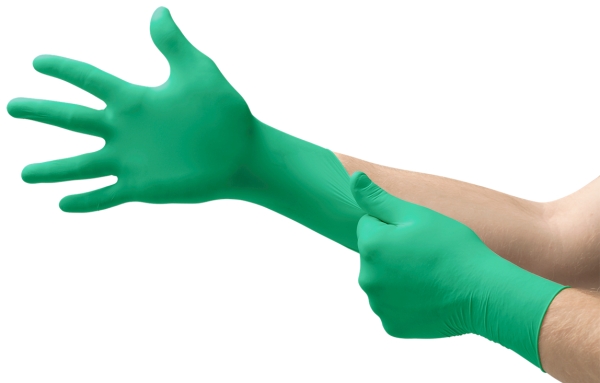 ANSELL-EINWEG-NEOPRENHANDSCHUHE, MICROFLEX, ungepudert, 73-847, gr�n
