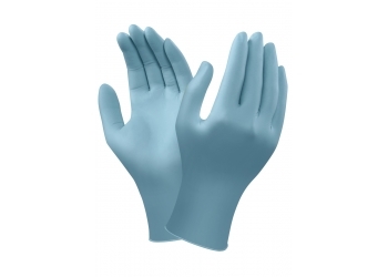 ANSELL-Hand-Schutz, Einweg-Nitril-Untersuchungs-Einmal-Handschuhe, VERSATOUCH, ungepudert, 92-471, hellblau