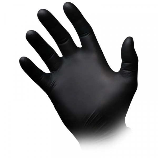 AMPRI-Hygiene, Einweg-Nitril-Einmal-Untersuchungs-Handschuhe, STYLE BLACK, ungepudert, schwarz, Pkg á 100 Stück, VE = 10 Pkg.