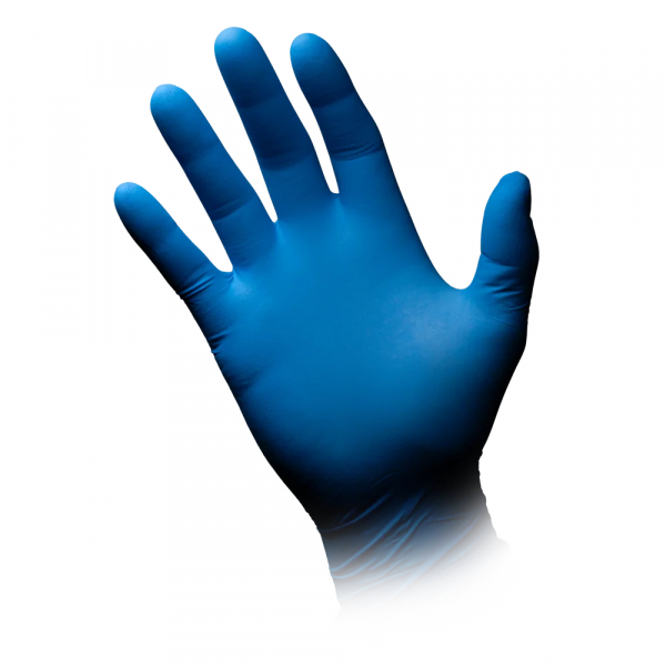 AMPRI-Hygiene, Einweg-Nitril-Einmal-Handschuhe, MED COMFORT BLUE ULTRA 300, puderfrei, blau, Pkg á 100 Stück, VE = 10 Pkg.
