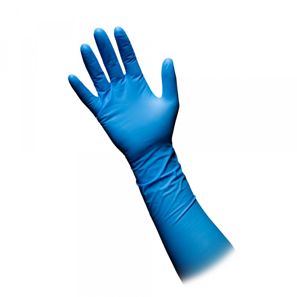 AMPRI-Hygiene, Einweg-Nitril-Einmal-Handschuhe, MED COMFORT BLUE ULTRA 400, puderfrei, blau, Pkg á 50 Stück, VE = 20 Pkg.