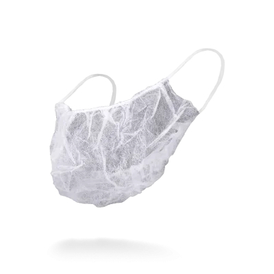 AMPRI-Hygiene, Einweg-Einmal-Bartmasken, MED COMFORT PP BARTMASKE, mit Elastikbändern, VE = Pkg. á 100 Stück, weiß