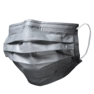 AMPRI-Med-Comfort-Platinum Mundschutz 4-lg., grau