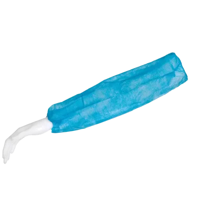 AMPRI-Hygiene, Einweg-PP-Ärmelschoner, Einmal-Armschoner, MED COMFORT, VE = Pkg. á 100 Stück, 220 x 440 mm, blau