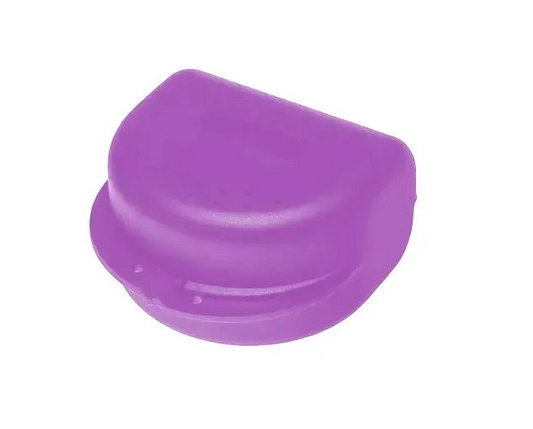 AMPRI-Zahnspangenbox fr Erwachsene, lila