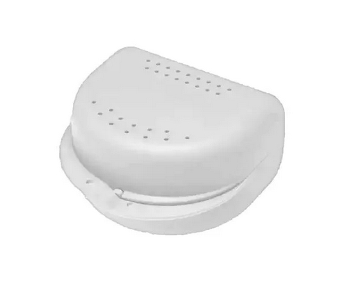 AMPRI-Zahnspangenbox fr Erwachsene, wei