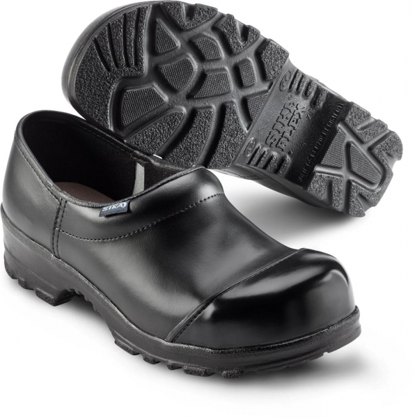 SIKA-Footwear, S2 Arbeits-Berufs-Sicherheits-Clogs, FLEX, geschlossen, schwarz