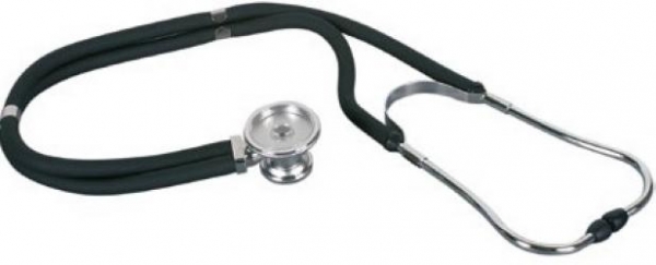 AMPRI-Hygiene, Rappaport-Stethoskope, MED COMFORT, VE = 50 x 1 Stck in der Box, schwarz