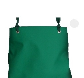 SCHLACHTHAUSFREUND-Kleidung-Reinigung, Nässe-Schutz-Cleaning, Ledotex EL-90-Gummi-Schürze, 1410, weiß, VE = 5