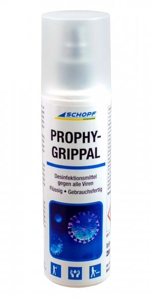 SCHOPF-Hygiene, Hndedesinfektion - Hand-Desinfektionsmittel Prophygrippal - Spraydose 200 ml - VE = 1 Stck