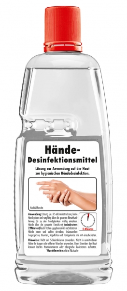 SONAX-Hygiene, Sona Hndedesinfektion - Hand-Desinfektionsmittel, 1000 ml