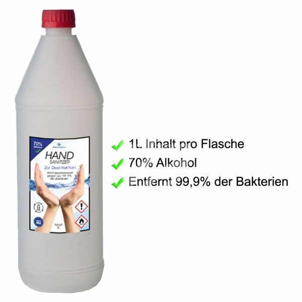 HAND-SANITIZER - Handdesinfektion - Hnde-Desinfektionsmittel, 1000 ml