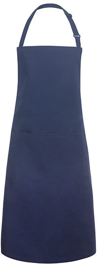 Karlowsky Latzschürze Basic mit Tasche und Schnalle 75 x 90 cm Navy