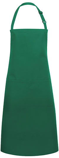 Karlowsky Latzschürze Basic mit Tasche und Schnalle 75 x 90 cm Forest Green