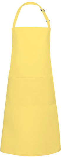 Karlowsky Latzschürze Basic mit Tasche und Schnalle 75 x 90 cm Sun Yellow