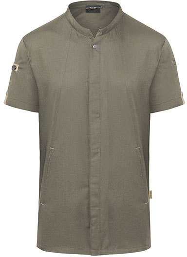 Karlowsky Kurzarm Kochjacke Green-Generation Sage