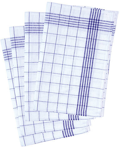 Karlowsky Geschirrtuch kariert (10-er Pack) 50 x 70 cm Blue