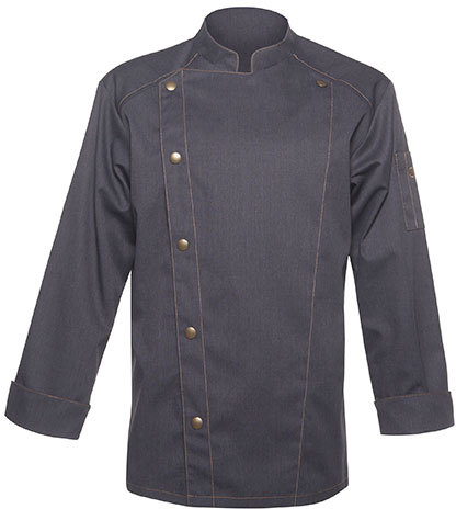 Karlowsky Kochjacke Jeans-Style Vintage Black