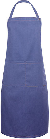 Karlowsky Latzschürze Jeans-Style mit Tasche 71 x 95 cm Vintage Blue