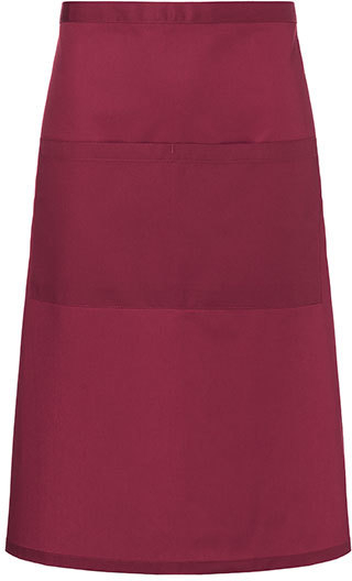 Karlowsky Bistroschrze Basic mit Tasche 70 x 70 cm Bordeaux